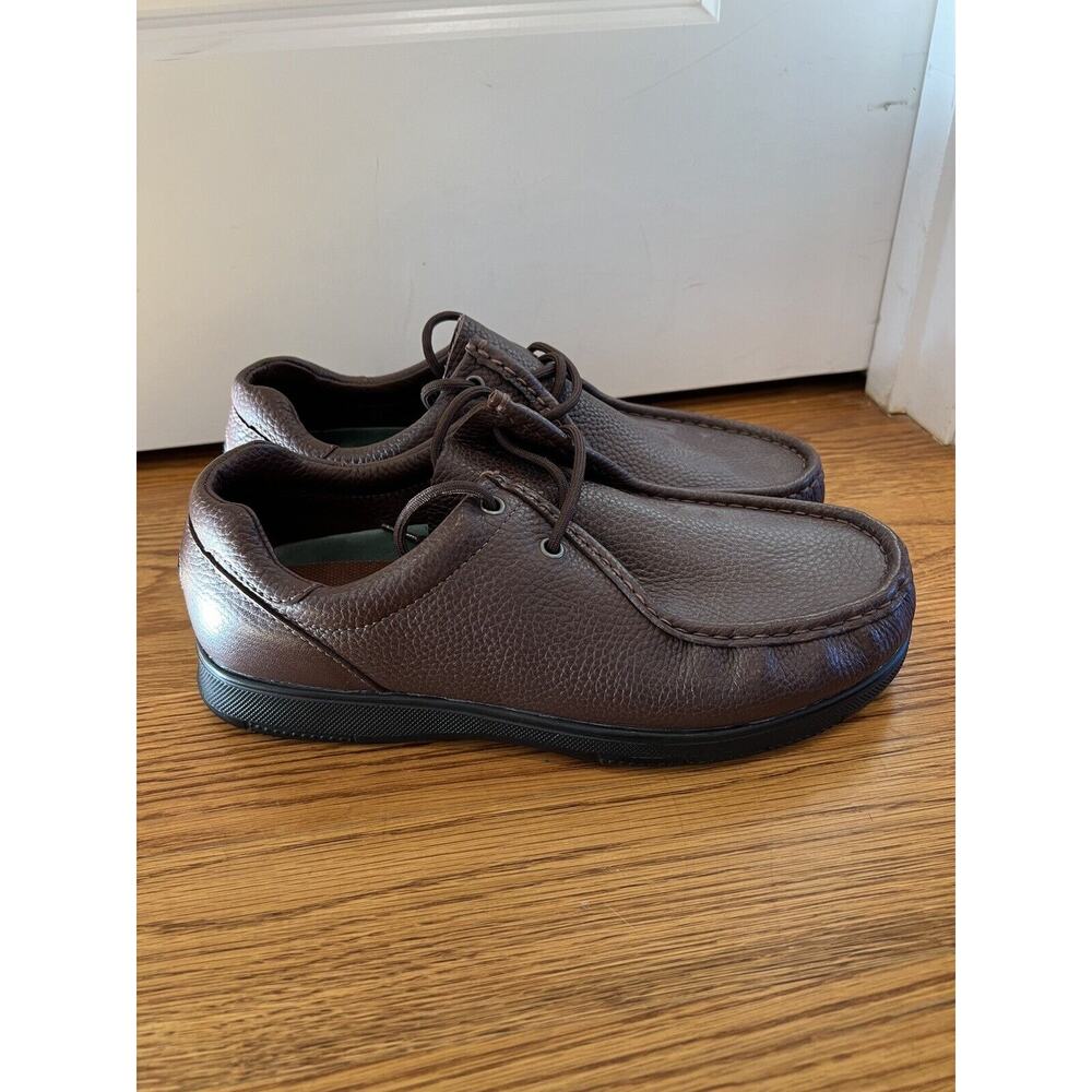 WALK MOCS Dexter Men's Healthy Feet Lace Up Walking Comfort Shoe Size 10.5‎ W